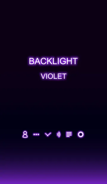 [LINE着せ替え] Backlight Violetの画像1