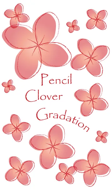 [LINE着せ替え] Pencil Clover Gradationの画像1