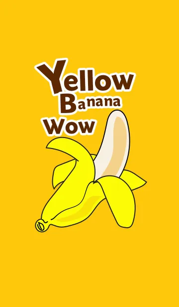 [LINE着せ替え] Yellow Banana Wowの画像1