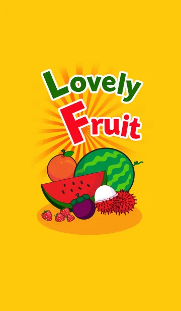 [LINE着せ替え] Lovely fruitの画像1