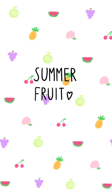 [LINE着せ替え] summer fruitの画像1