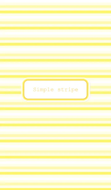 [LINE着せ替え] Simple Stripe " Lemon yellow "の画像1