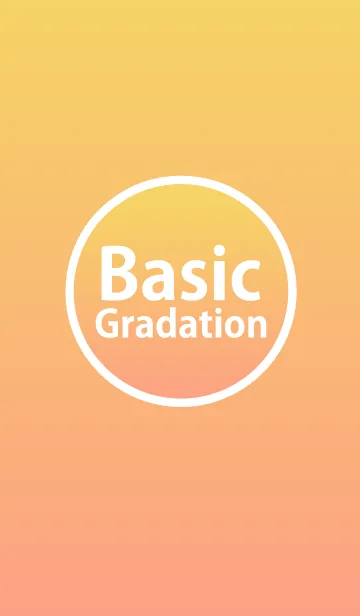 [LINE着せ替え] Basic Gradation Yellowの画像1