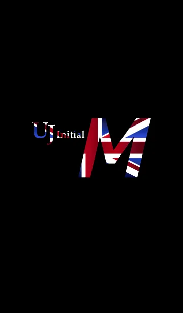 [LINE着せ替え] UJ Initial Mの画像1