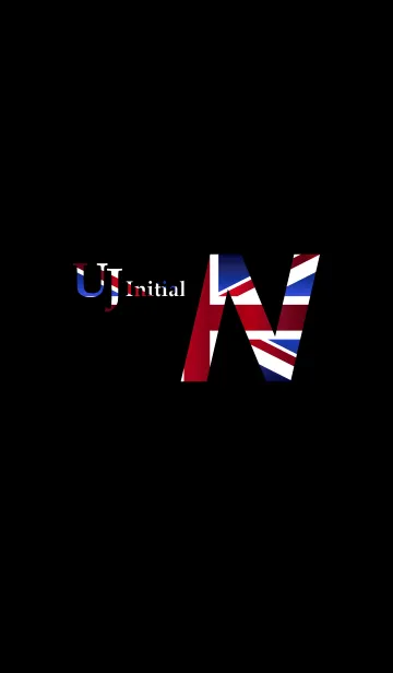 [LINE着せ替え] UJ Initial Nの画像1