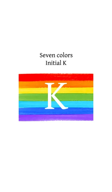 [LINE着せ替え] Seven colors Initial K.の画像1