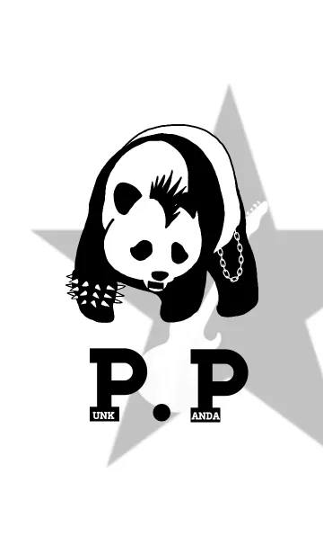 [LINE着せ替え] ☆Punk Panda★の画像1