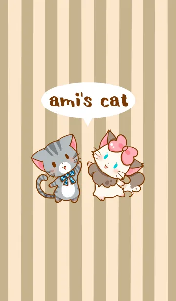 [LINE着せ替え] ami's catの画像1