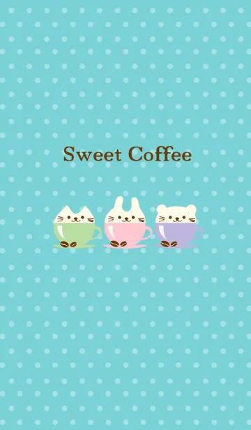 [LINE着せ替え] かわいい動物のコーヒーミルク泡立て器の画像1