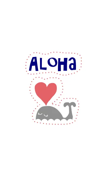 [LINE着せ替え] aloha whale*Hawaii***の画像1