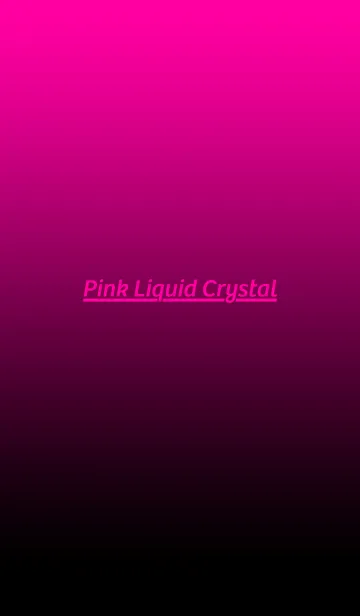 [LINE着せ替え] Pink Liquid Crystalの画像1