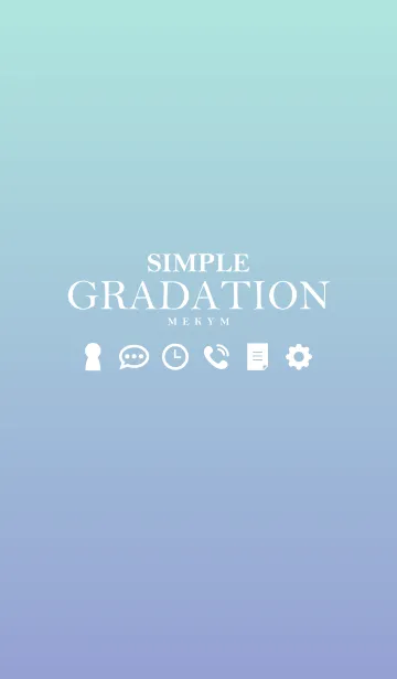 [LINE着せ替え] SIMPLE GRADATIONの画像1