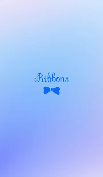 [LINE着せ替え] Blue ribbon.の画像1