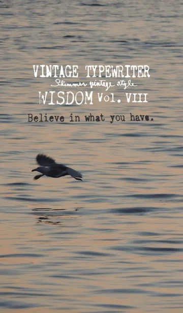 [LINE着せ替え] VINTAGE TYPEWRITER WISDOM Vol.VIIIの画像1