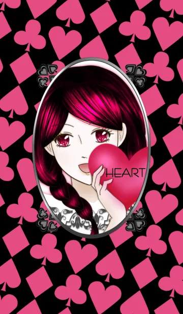 [LINE着せ替え] Playing cards -Heart Princess-の画像1