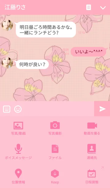 [LINE着せ替え] アルストロメリアの花の画像4