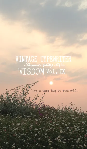 [LINE着せ替え] VINTAGE TYPEWRITER WISDOM Vol. IXの画像1