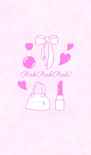 [LINE着せ替え] PinkPinkPink！の画像1