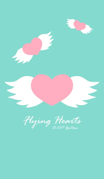 [LINE着せ替え] Flying Heartsの画像1