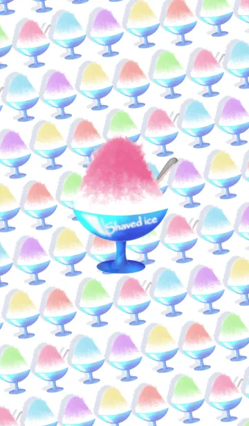 [LINE着せ替え] Shaved ice patternの画像1