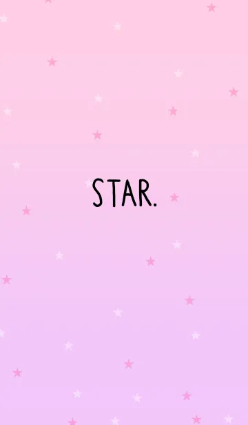 [LINE着せ替え] pink pastel star.の画像1