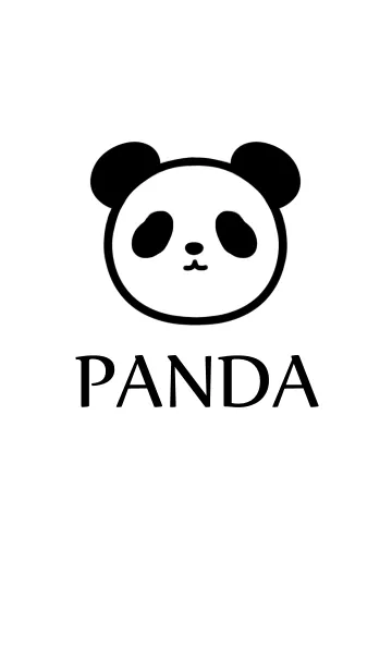 [LINE着せ替え] Simple panda*の画像1