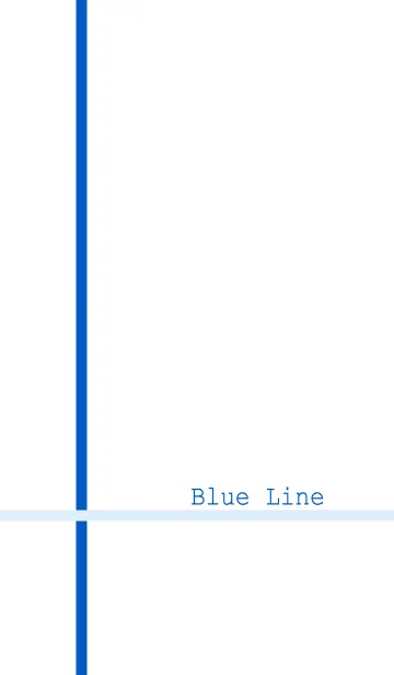 [LINE着せ替え] ブルーラインの画像1