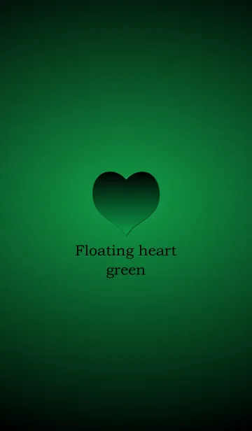 [LINE着せ替え] Floating Heart -Green-.の画像1