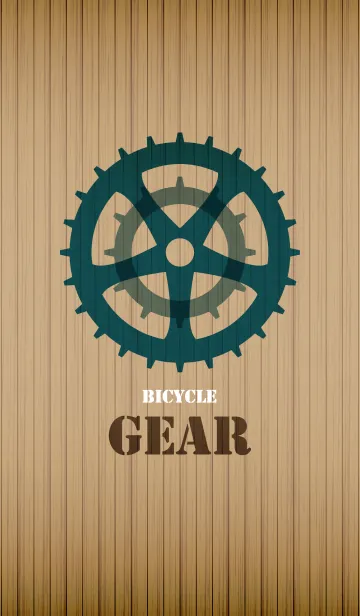 [LINE着せ替え] Bicycle GEAR -woody-の画像1