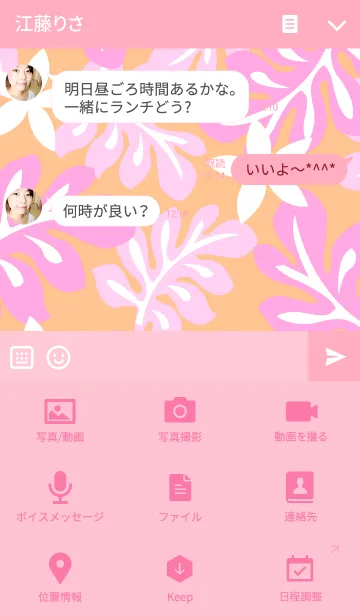 [LINE着せ替え] ハワイの着せかえ2の画像4