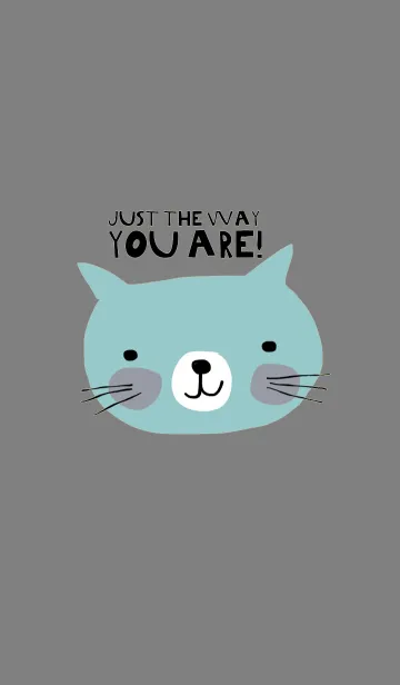 [LINE着せ替え] Happy Blue cat, Just the way you are.の画像1