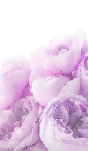 [LINE着せ替え] 【flower】violetの画像1