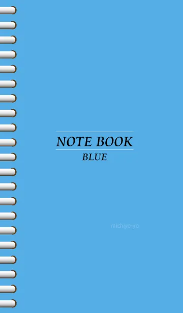 [LINE着せ替え] NOTEBOOK-BLUE-の画像1