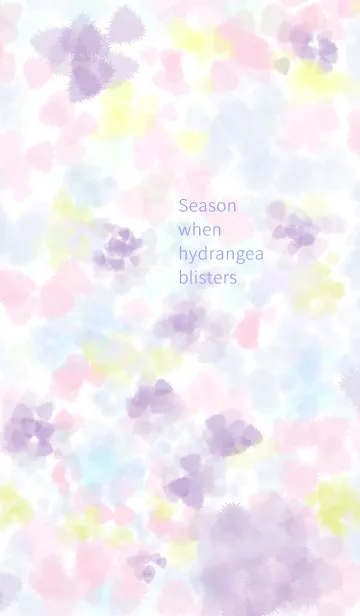 [LINE着せ替え] Season when hydrangea blistersの画像1