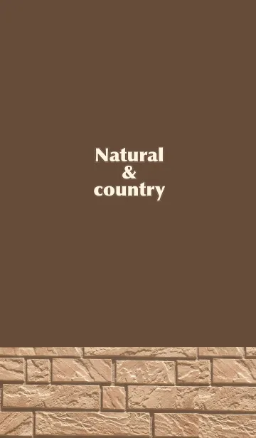 [LINE着せ替え] Natural ＆ Countryの画像1