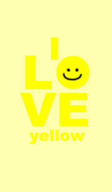 [LINE着せ替え] LOVE yellow color 2の画像1