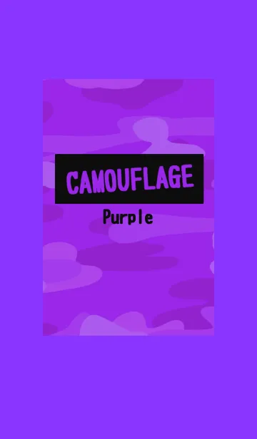 [LINE着せ替え] Camouflage パープル・ブラックの画像1