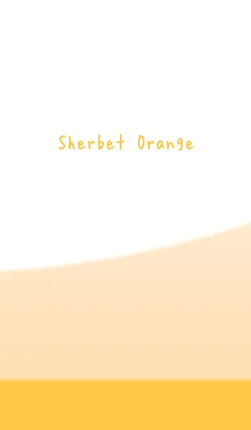 [LINE着せ替え] Sherbet Orangeの画像1