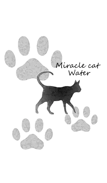 [LINE着せ替え] Miracle cat waterの画像1