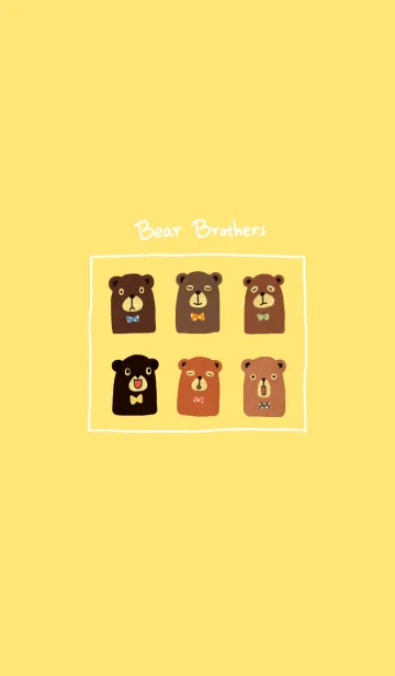 [LINE着せ替え] Bear brothersの画像1