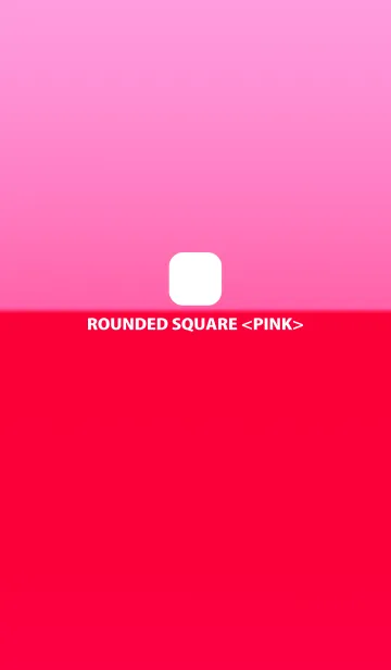 [LINE着せ替え] ROUNDED SQUARE <PINK>の画像1