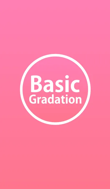 [LINE着せ替え] Basic Gradation Pinkの画像1