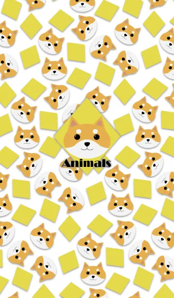 [LINE着せ替え] アニマルズ -Shiba Inu-の画像1