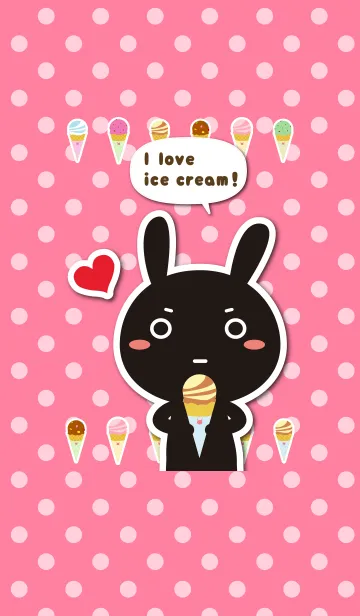 [LINE着せ替え] I love ice cream！の画像1