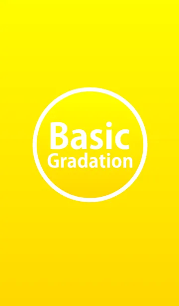 [LINE着せ替え] Basic Gradation Lemonの画像1