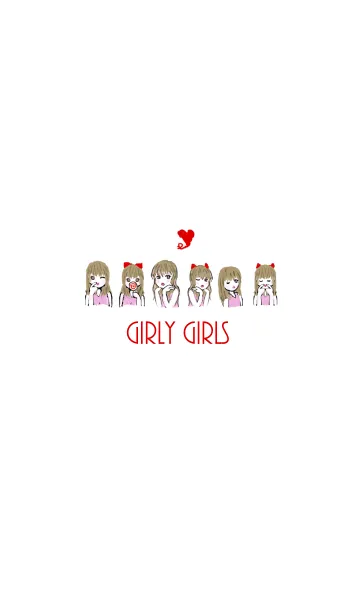 [LINE着せ替え] Girly girlsの画像1