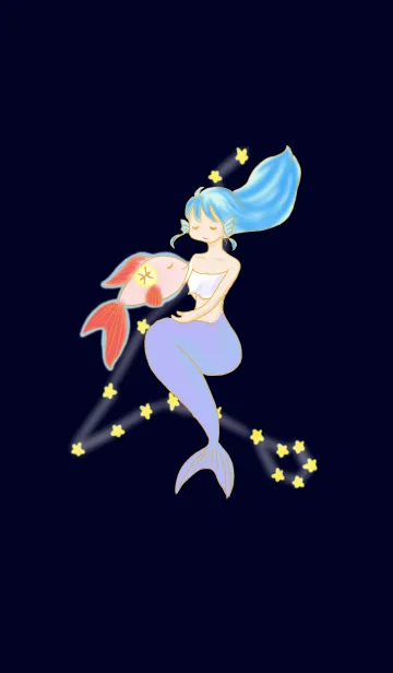 [LINE着せ替え] 星座シリーズ ~魚座~の画像1