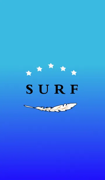 [LINE着せ替え] surf featherの画像1