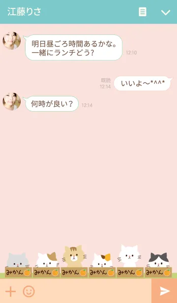 [LINE着せ替え] ひょこっとねこの画像3