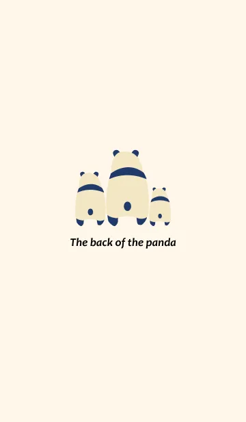 [LINE着せ替え] The back of the pandaの画像1